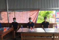 Xử lý các đối tượng không chấp hành các quy định phòng, chống dịch, chống đối lại lực lượng làm nhiệm vụ tại chốt J881 ưu đãi hấp dẫn Cầu Bồng, xã Lê Thiện
