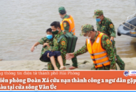 Đồn Biên phòng Đoàn Xá cứu nạn thành công 2 J88vip00 tỷ lệ kèo World Cup  gặp sự cố chìm tàu tại cửa sông Văn Úc