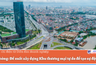 Hải Phòng: Đề xuất Đăng ký nhận khuyến mãi  Khu thương mại tự do để tạo sự đột phá