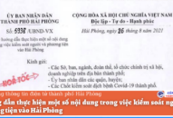 Hướng dẫn thực hiện một số nội dung trong việc J881 ưu đãi hấp dẫn người và phương tiện vào Hải Phòng