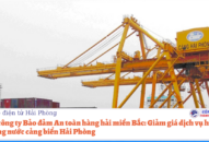 Giảm giá dịch vụ hoa tiêu tại vùng nước cảng biển Hải Phòng