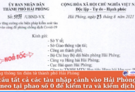 Hải Phòng tăng cường các biện pháp J881 ưu đãi hấp dẫn tàu ra vào cảng để phòng chống dịch COVID-19