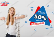 MỪNG LỄ VUI: Tặng 50% thẻ nạp MobiFone ngày 30/4/2021