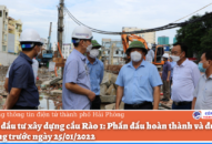 Dự án đầu tư Đăng ký nhận khuyến mãi  cầu Rào 1: Phấn đấu hoàn thành và đưa vào sử dụng trước ngày 25/01/2022