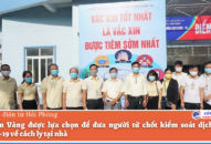 Taxi Én Vàng được lựa chọn để đưa người từ chốt J881 ưu đãi hấp dẫn dịch, bệnh COVID-19 về cách ly tại nhà