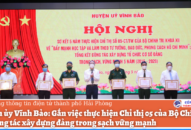 Huyện ủy Vĩnh Bảo: Gắn việc thực hiện Chỉ thị 05 của Bộ J88 com the gioi đỉnh cao với công tác Đăng ký nhận khuyến mãi  đảng trong sạch vững mạnh