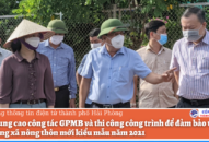 Tập trung cao công tác GPMB và thi công công trình để đảm bảo tiến độ Đăng ký nhận khuyến mãi  xã J88 là nhà cái cá cược trực tuyến uy tín Châu Á mới kiểu mẫu năm 2021