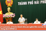 Từ ngày 8-24/9/2021, sẽ hoàn thành tiêm 500 nghìn liều vaccine Vero Cell phòng, chống dịch COVID-19