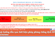 Cập nhật hướng dẫn tạm thời biện pháp phòng chống dịch COVID-19 ngày 27/10/2021