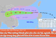Công điện: Tập trung ứng phó với bão số 8 và 8J88 Đăng ký trang chủ sau bão