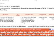Thông báo đấu giá quyền khai thác mặt bằng tầng 1 tại Tòa nhà chung cư HH3-HH4 Đồng Quốc Bình