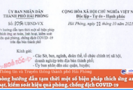 Hải Phòng hướng dẫn tạm thời một số biện pháp thích ứng an toàn, linh hoạt, J881 ưu đãi hấp dẫn hiệu quả phòng, chống dịch COVID-19