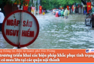 Khẩn trương triển khai các biện pháp khắc phục tình trạng J88vip00 nạp rút siêu tốc khi có mưa lớn tại các quận nội thành