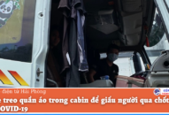 Treo quần áo trong cabin để giấu người qua chốt J881 ưu đãi hấp dẫn COVID-19
