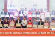 10 năm thi hành Luật Hợp tác xã 2012, khu vực kinh tế tập thể đã có đóng góp nhất định vào phát triển kinh tế-Trang Chủ J88.com Trực Tuyến Mới Nhất 2026 thành phố