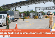 Xử lý 400 ô tô đầu kéo sơ-mi rơ-moóc, rơ-moóc vi phạm trật tự an toàn giao thông