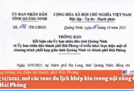 Hải Phòng-Quảng Ninh phối hợp mở lại hoạt động du lịch và trao đổi khách giữa hai địa phương sau khi J881 ưu đãi hấp dẫn được tình hình dịch bệnh COVID-19