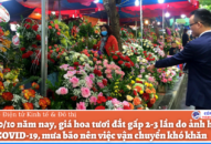 Giá hoa tươi tăng 2-3 lần dịp 20/10 năm nay tại Hải Phòng