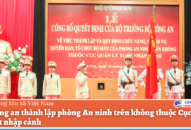 Bộ Công an chính thức thành lập lực lượng An ninh trên không