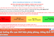 Cập nhật hướng dẫn tạm thời biện pháp phòng, chống dịch COVID-19 ngày 30/11/2021