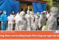 Hải Phòng: Hơn 2.000 88 com the gioi đỉnh cao huyện Tiên Lãng tạm nghỉ việc do dịch