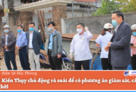 Huyện Kiến Thụy chủ động rà soát để có phương án giám sát, cách ly y tế kịp thời