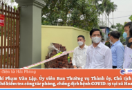 Huyện Thủy Nguyên: Tiếp tục J881 ưu đãi hấp dẫn chặt chẽ người từ vùng dịch trở về