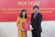 Đồng chí Vũ Anh Thư được bổ nhiệm giữ chức vụ Phó Chánh Thanh tra thành phố