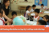 Bộ GD-ĐT hướng dẫn kiểm tra học kỳ I với học sinh tiểu học