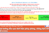 Cập nhật hướng dẫn tạm thời biện pháp phòng, chống dịch COVID-19 ngày 28/12/2021