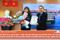 Huyện Cát Hải: Trao giải tuần 7 cuộc thi tìm hiểu giá trị nổi bật toàn cầu của quần đảo Cát Bà và hành trình đề cử Di sản thiên nhiên thế giới Vịnh Hạ Long – Quần đảo Cát Bà