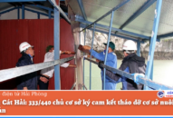 Huyện Cát Hải: 333/440 chủ cơ sở ký cam kết tháo dỡ cơ sở nuôi trồng J88.com Đăng nhập, Đăng ký trang chủ nhà cái J88