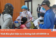 Huyện Vĩnh Bảo phát hiện 75 ca dương tính với COVID-19