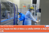 Ngày 14/12, huyện Cát Hải có thêm 3 ca nhiễm COVID-19 được cách ly y tế trước đó