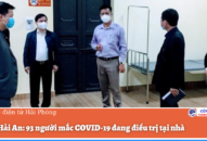 Quận Hải An: 93 người mắc COVID-19 đang điều trị tại nhà