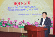 Ban Quản lý Khu Kinh tế Hải Phòng tổng kết công tác năm 2021; triển khai nhiệm vụ năm 2022