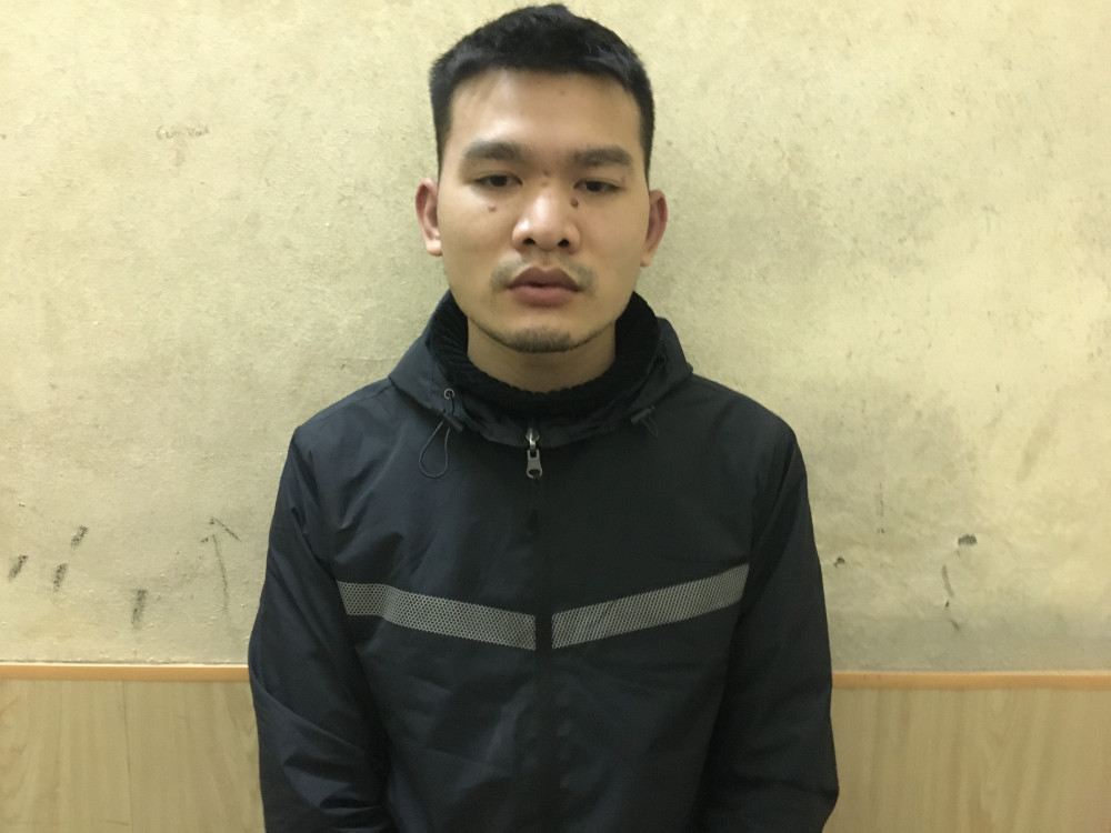 Dương Văn Tuyền tại cơ quan công an