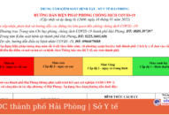 Cập nhật hướng dẫn tạm thời biện pháp phòng, chống dịch COVID-19 ngày 18/01/2022