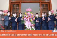 Thống nhất điểm thu lệ phí trước bạ đối với xe ô tô tại số 6, phố Đà Nẵng