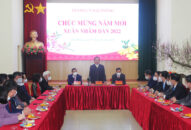 Thường trực Thành ủy gặp mặt, chúc Tết các ban Đăng ký nhận khuyến mãi  Đảng của Thành ủy