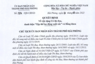 UBND thành phố tặng Cờ thi đua, danh hiệu “Tập thể 88 com the gioi đỉnh cao xuất sắc” và Bằng khen cho các tập thể, cá nhân thuộc Sở Thông tin và Truyền thông