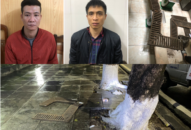 Công an quận Hồng Bàng: Bắt giữ 02 đối tượng trộm cắp nắp gang ở gốc cây vườn hoa dải trung tâm thành phố