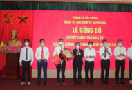 Công bố Quyết định thành lập tổ chức Đảng và kết nạp đảng viên trong các J881.love nhà cái bóng đá world cup thuộc Khu kinh tế Hải Phòng