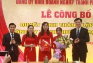 Đảng ủy Khối J881.love nhà cái bóng đá world cup thành phố: Thành lập Chi bộ Công ty TNHH Sao Mai tại Cum Công nghiệp Tân Liên