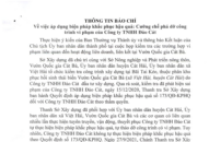 Thông tin báo chí về cưỡng chế phá dỡ công trình vi phạm tại Bãi Tai Kéo do Công ty TNHH Đảo Cát đầu tư Đăng ký nhận khuyến mãi 