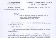 Hải Phòng: Tạm dừng áp dụng khai báo y tế nội địa trên địa bàn thành phố