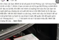 Tài xế xe công nghệ đăng tin, tìm bằng được du khách bỏ quên đồ