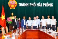 Đoàn công tác Văn phòng Hạ tầng châu Á tìm hiểu cơ hội hợp tác về xử lý rác thải và phát triển hệ thống cảng biển tại Hải Phòng