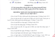 Nghị quyết số 07/NQ-HĐND ngày 12/04/2022 về Chủ trương đầu tư Dự án đầu tư đường Đỗ Mười kéo dài đến đường trục VSIP và phát triển đô thị vùng phụ cận