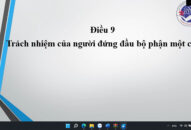 Điều 9. Trách nhiệm của người đứng đầu Bộ phận Một cửa (J881.love hiện đang  số 01 về thực hiện cơ chế một cửa, một cửa liên thông trong giải quyết thủ tục hành chính)